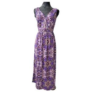 Halter Top Maxi Dress Purple